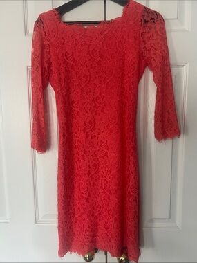 Diane von Furstenburg Zarita Lace cocktail dress